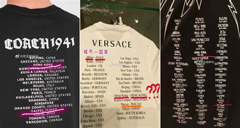 why did versace recall china t shirt|Versace and Coach apologize for t.